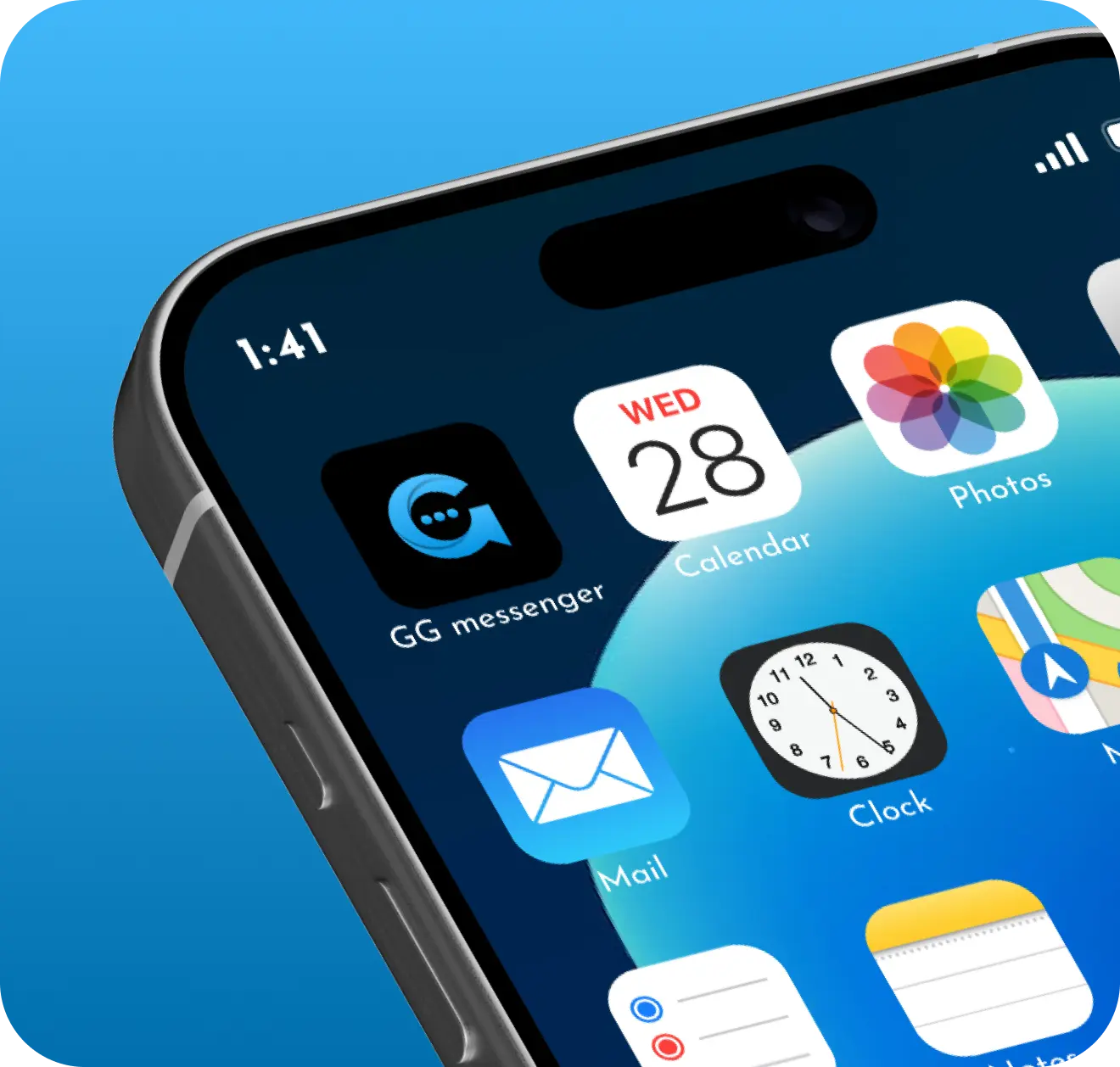 GG Messenger on Phone